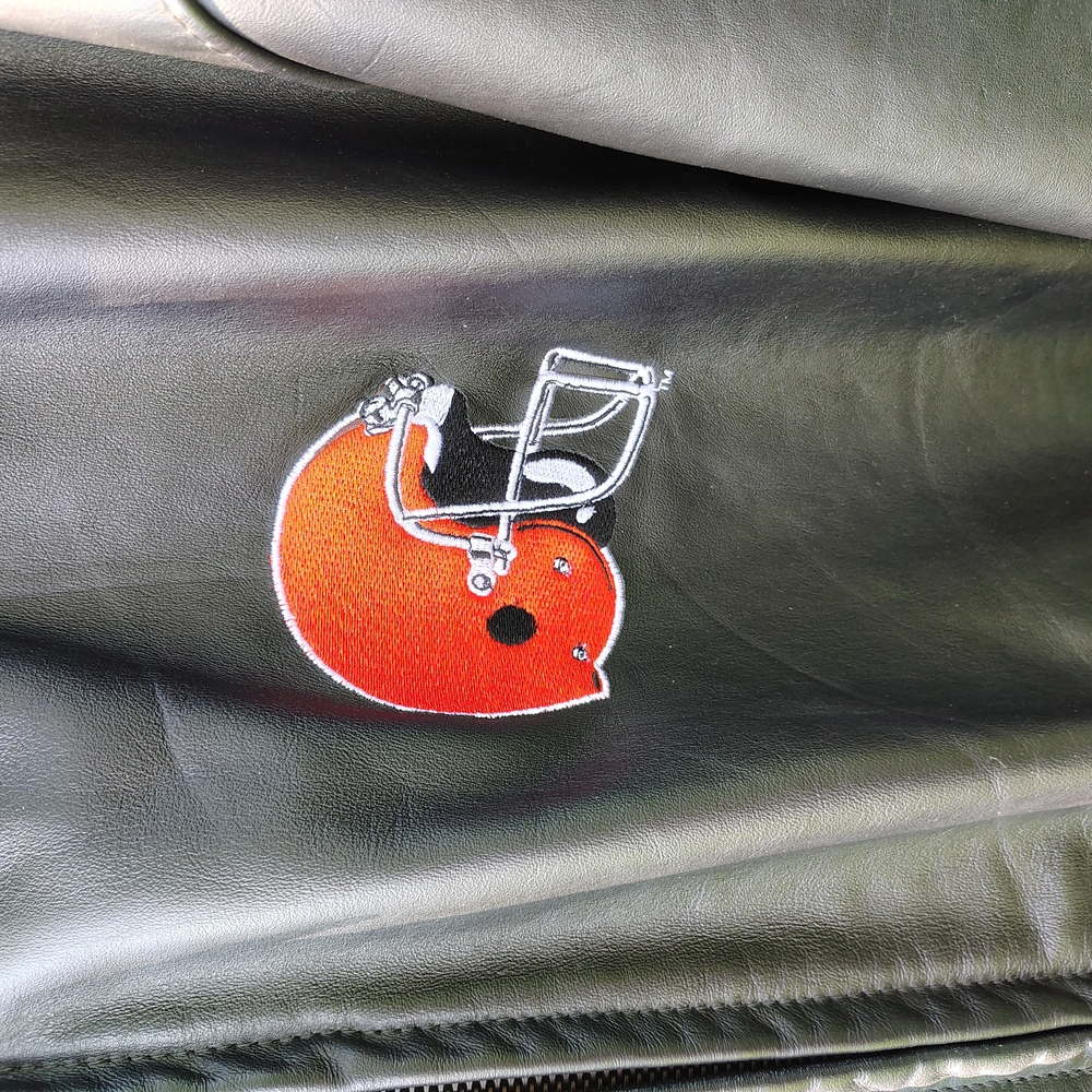 Avirex Black and Red Bomber Jacket with Logo - Picture 2 of 9